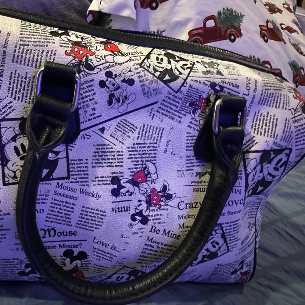 Disney Black and White Mickey Mouse Tote Bag